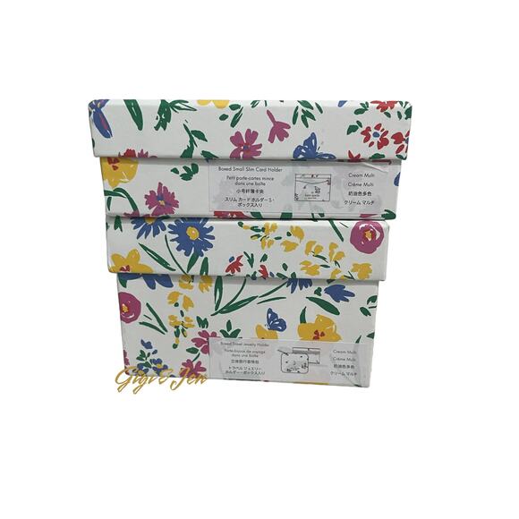Kate Spade BUNDLE Garden Bouquet Jewelry Holder & card Holder New - Picture 9 of 9